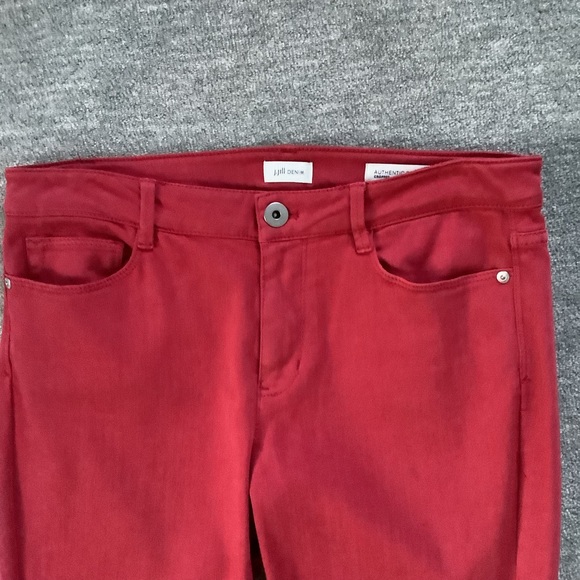 J. Jill Denim Authentic Fit Cropped Pants Sz. 6 - Picture 3 of 6